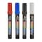 DecoColor® Red, Blue, Black & White Chisel Tip Acrylic Paint Marker Set
